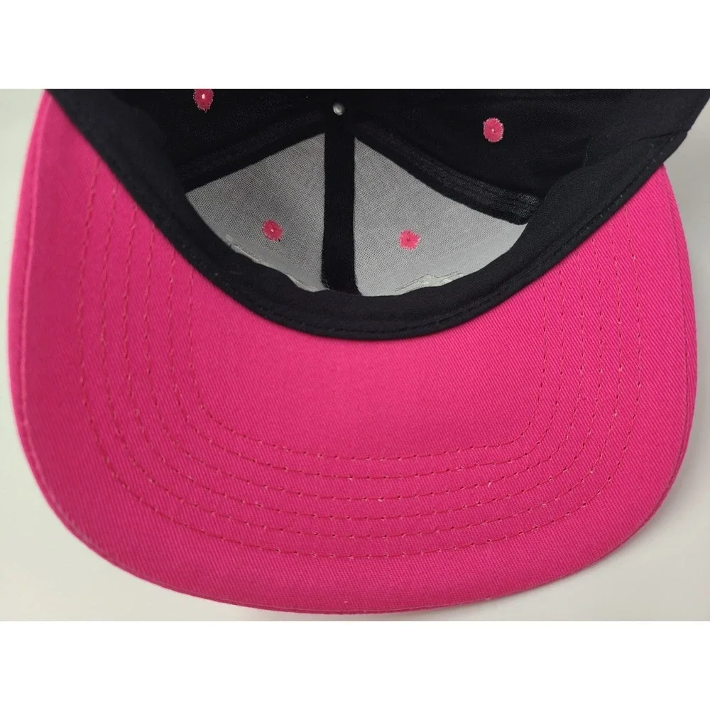 Vintage Exide Batteries Racing Team‎ Snapback Hat Cap Cotton 90s Men Black Pink